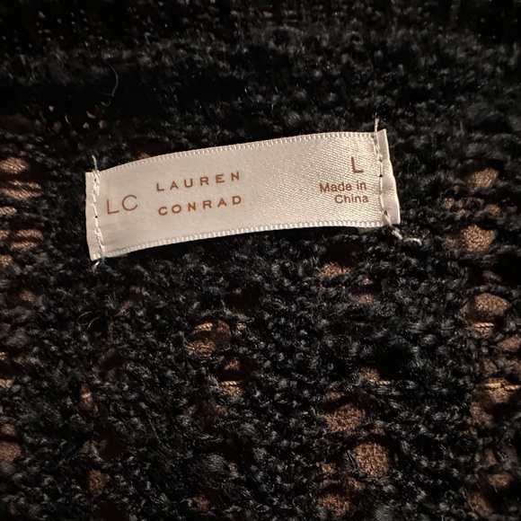 Lauren Conrad open knit cardigan. Women’s Sz L - Picture 4 of 4